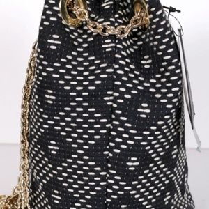 INC INTERNATIONAL CONCEPTS Navy Cheebee Bucket Bag
